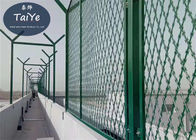 Покрытый ПВК цвет загородки сетки безопасности зеленый высокопрочный защитить против похищения