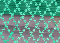 Напудрите ограждать ячеистой сети бритвы покрытия/плоско тип сваренная проволочная изгородь бритвы