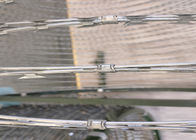 Горячая окунутая гальванизированная колючая проволока бритвы диаметр катушки 450 мм для загородки