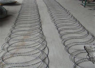Плоским свернутое спиралью обручем окунутое горячее Хдг провода бритвы гальванизированный для барьера безопасностью
