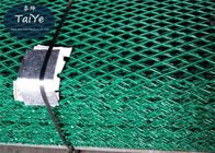 Покрытый ПВК цвет загородки сетки безопасности зеленый высокопрочный защитить против похищения