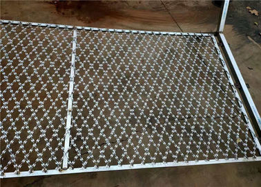 Панель загородки ячеистой сети бритвы бритвы сваренная сеткой для защитной загородки тюрьмы загородки